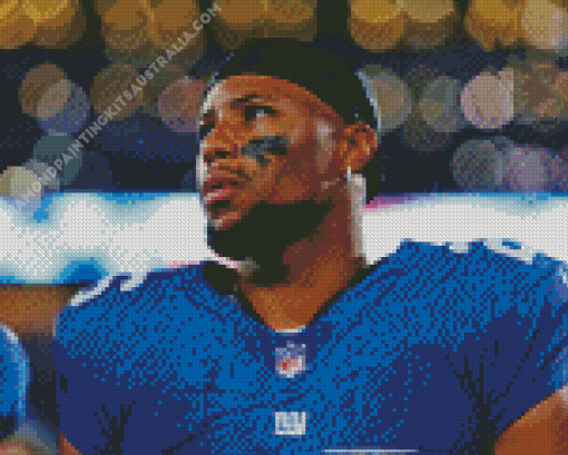 Saquon Barkley Diamond Painting