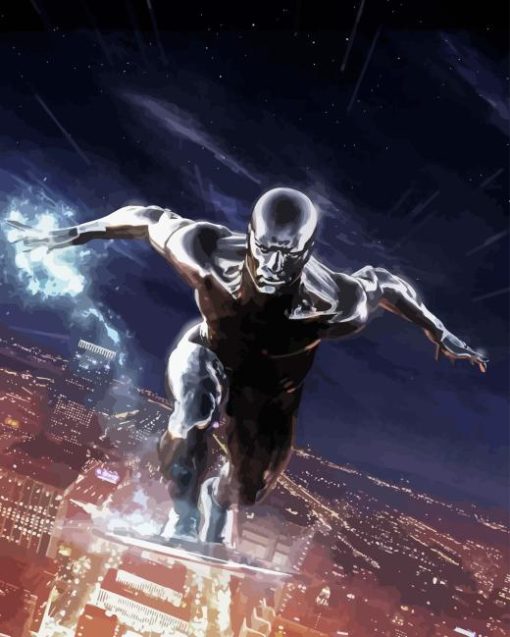 Silver Surfer Diamond Painting