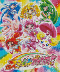 Smile Precure Poster Diamond Painting