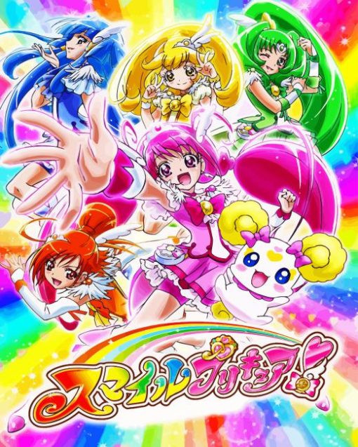 Smile Precure Poster Diamond Painting