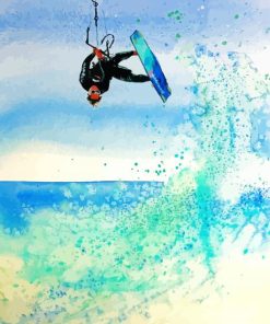 Splatter Kitesurfing Diamond Painting