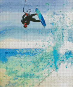 Splatter Kitesurfing Diamond Painting