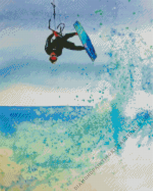 Splatter Kitesurfing Diamond Painting