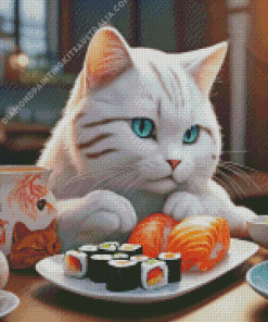 Sushi Cat Diamond Painting