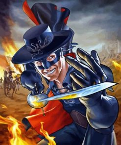 The Mask Of Zorro Diamond Painting