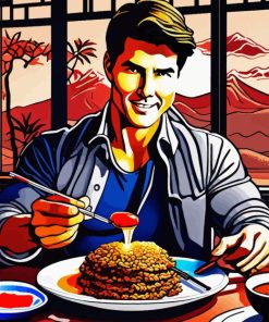 Tom Cruise Rock And Roll Diner Diamond Painting