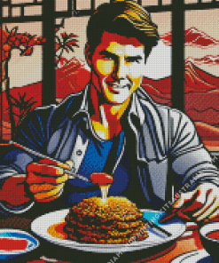 Tom Cruise Rock And Roll Diner Diamond Painting