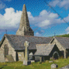 Trebetherick Church Diamond Painting