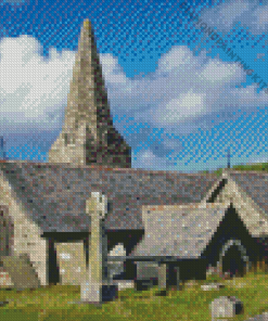 Trebetherick Church Diamond Painting