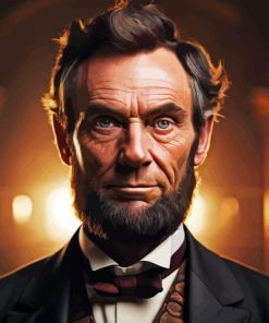 Abraham Lincoln Portrait Diamond Painting