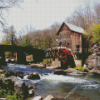 Glade Creek Grist Mill Diamond Painting