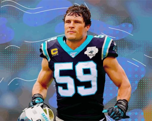 Luke Kuechly Diamond Painting