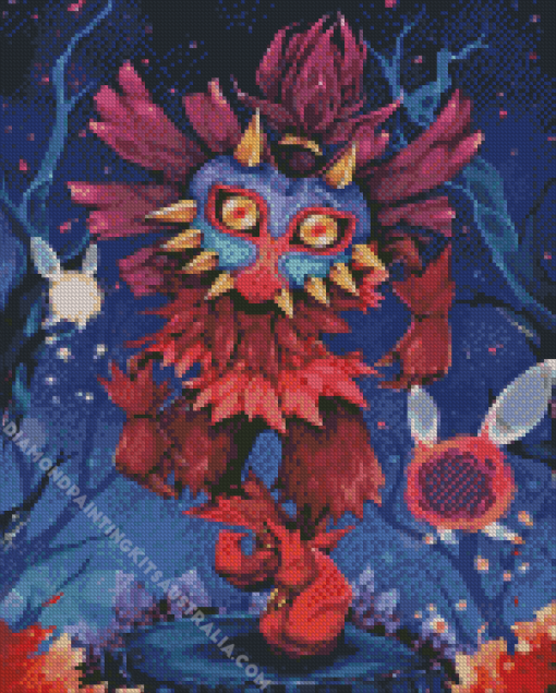 The Majoras Mask Diamond Painting