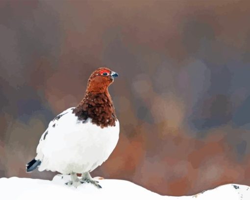 Willow Ptarmigan Diamond Painting