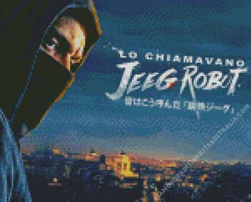 Lo Chiamavano Jeeg Robot Poster Diamond Painting