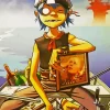 2 D Gorillaz Character Diamond Painting