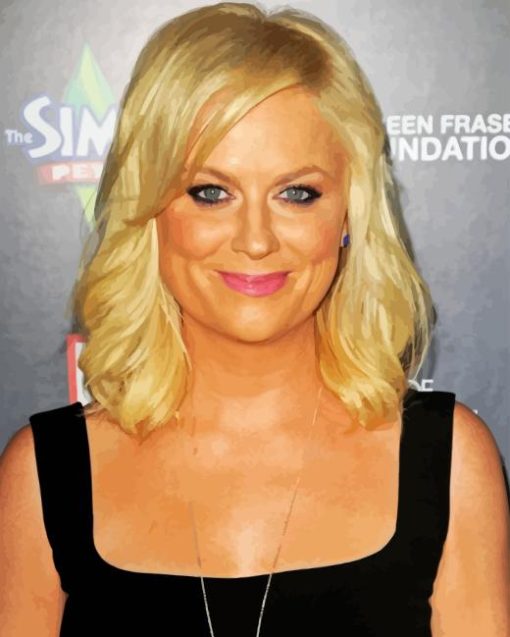 Amy Poehler Actress Diamond Painting