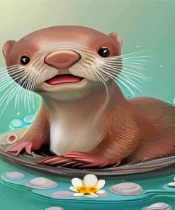 Baby Otter Diamond Painting