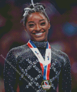 Biles Simone Diamond Painting