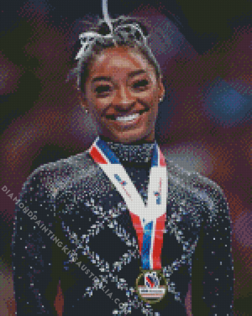 Biles Simone Diamond Painting