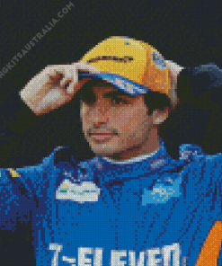 Carlos Sainz Diamond Painting