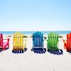 Colorful Beach Chairs Diamond Painting