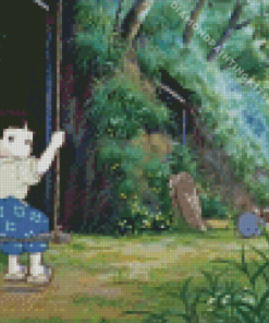 Grave Of The Fireflies Character Diamond Painting