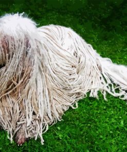 Komondor Dog Diamond Painting