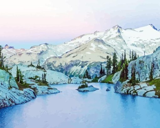 Lake Alpine Diamond Painting