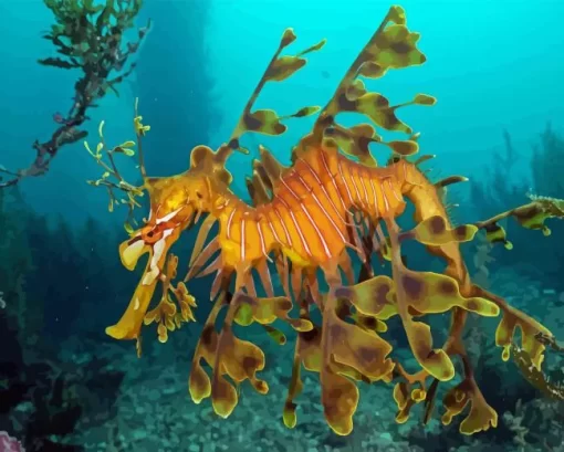 Leafy Seadragon Underwater Diamond Painting