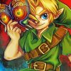 Link Zelda Majoras Mask Diamond Painting