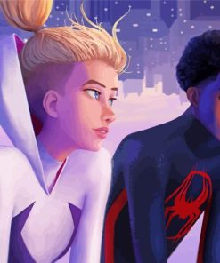 Miles Morales And Gwen Diamond Painting