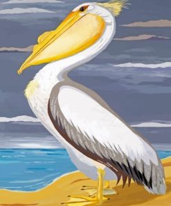 Pelican Bird Diamond Painting