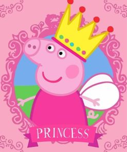 Peppa Princess Granny Pig Diamond Painting