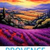 Provence Sunset Poster Diamond Painting