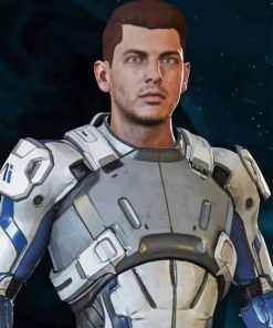 Scott Ryder Mass Effect Diamond Painting