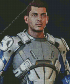 Scott Ryder Mass Effect Diamond Painting