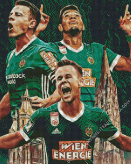 Sk Rapid Wien Poster Diamond Painting