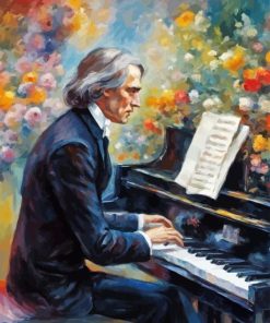 The Pianist Franz Liszt Diamond Painting