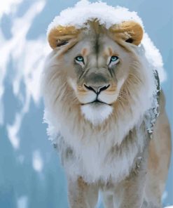 The Snow Lion Diamond Painting