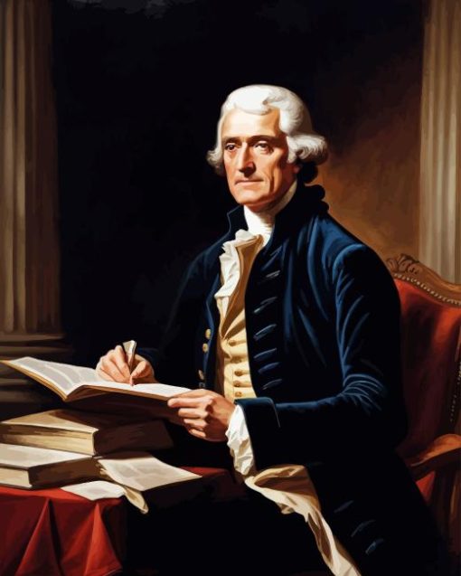 The Statesman Thomas Jefferson Diamond Painting