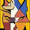 Abstract Geometric Cubism Diamond Painting