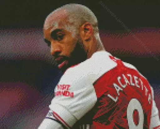 Alexandre Lacazette Player Diamond Painting