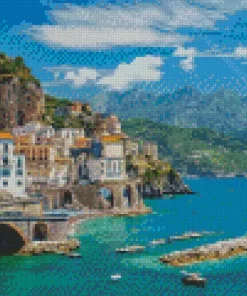 Atrani City Diamond Painting