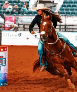 Barrel Racer Diamond Painting