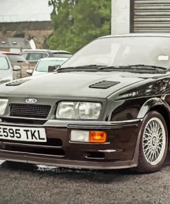 Black Ford Cosworth Diamond Painting