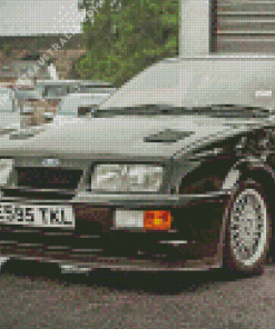 Black Ford Cosworth Diamond Painting