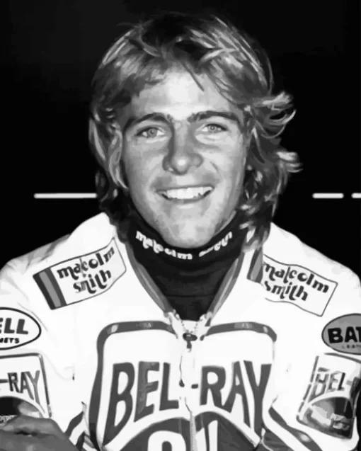 Black And White Bruce Penhall Diamond Painting