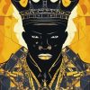 Black King Art Diamond Painting