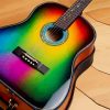 Colorful Guitar Diamond Painting